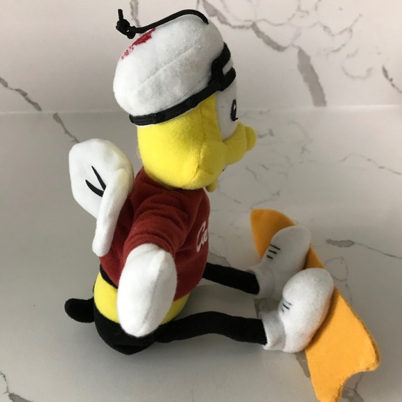 Vintage Honey Nut Cheerios Snowboarding Bee Doll Roots Canadian Olympics - Picture 6 of 10